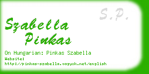 szabella pinkas business card